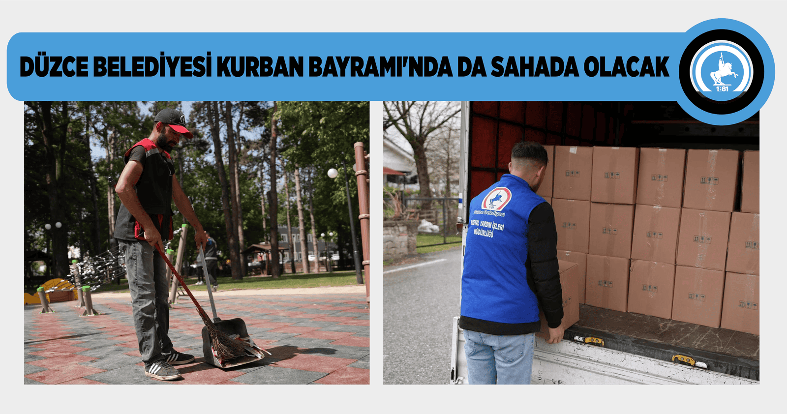 DÜZCE BELEDİYESİ KURBAN BAYRAMI’NDA DA SAHADA OLACAK