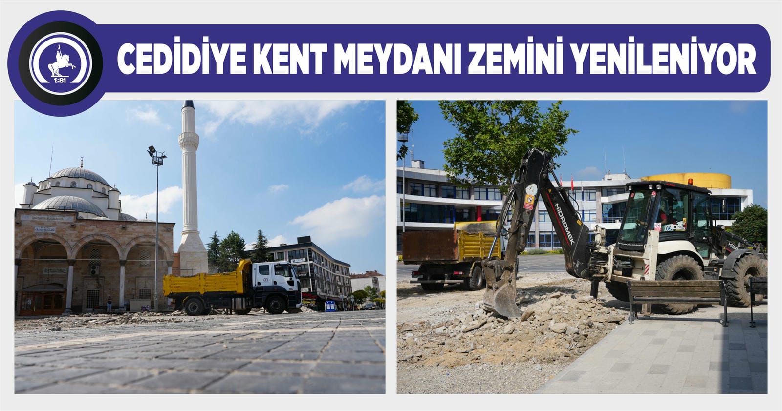 CEDİDİYE MEYDANI İLE İSTANBUL CADDESİ BÜTÜNLEŞECEK