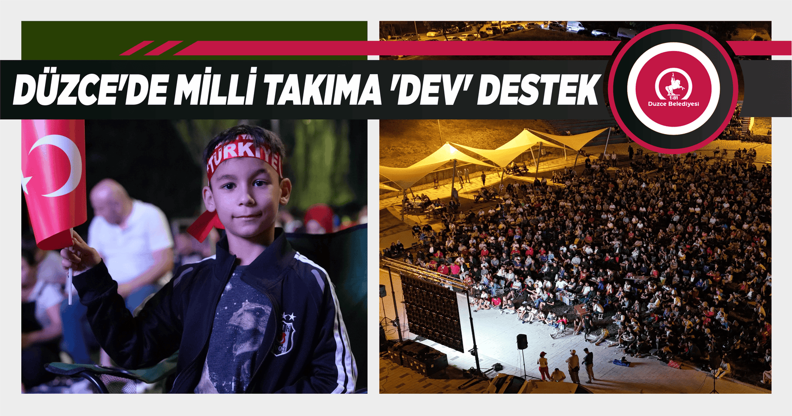 MİLLET BAHÇESİ VE YEŞİL VADİ’DE MİLLİ MAÇ COŞKUSU