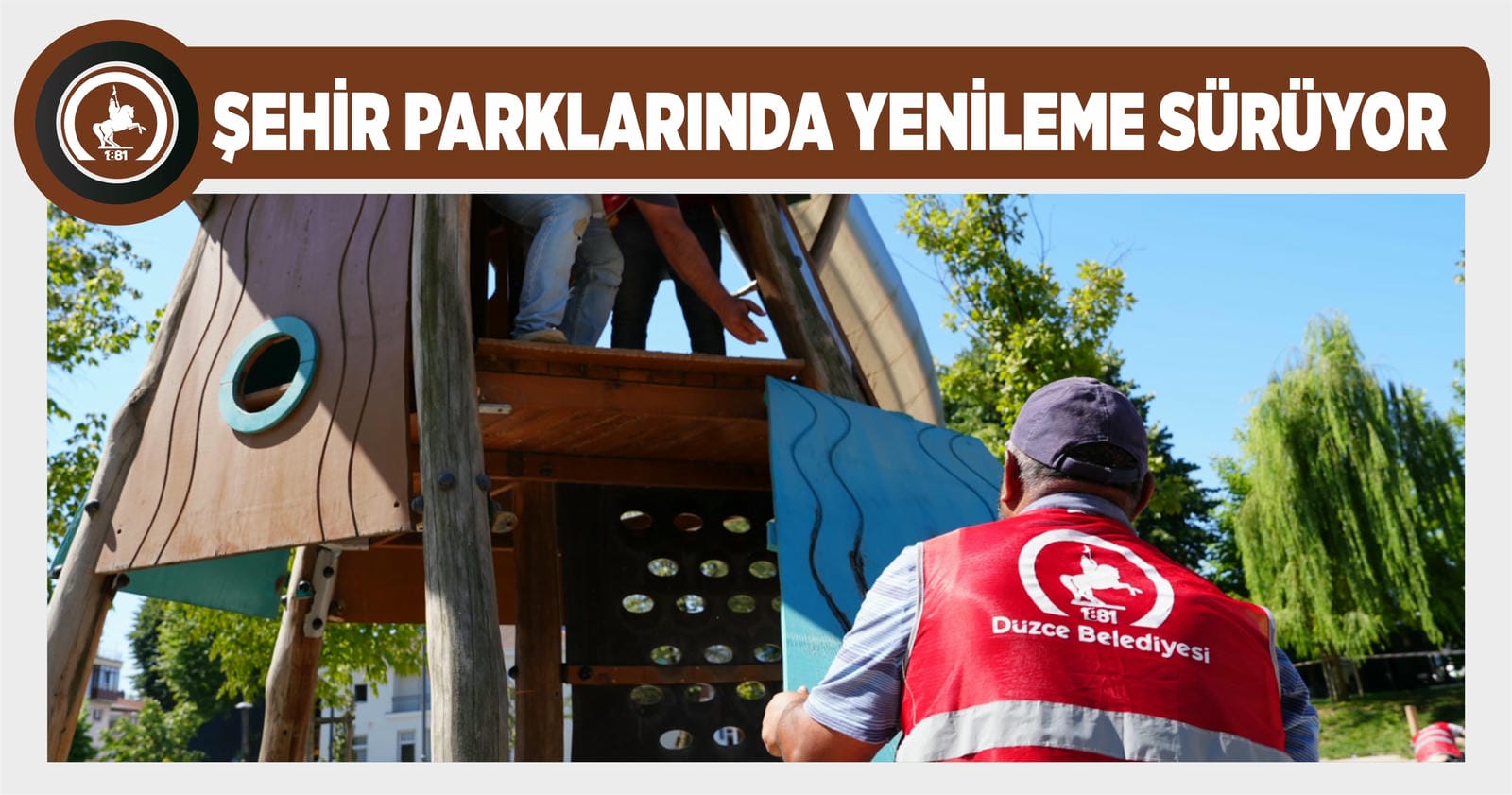 ŞEHİR PARKLARINDA YENİLEME SÜRÜYOR