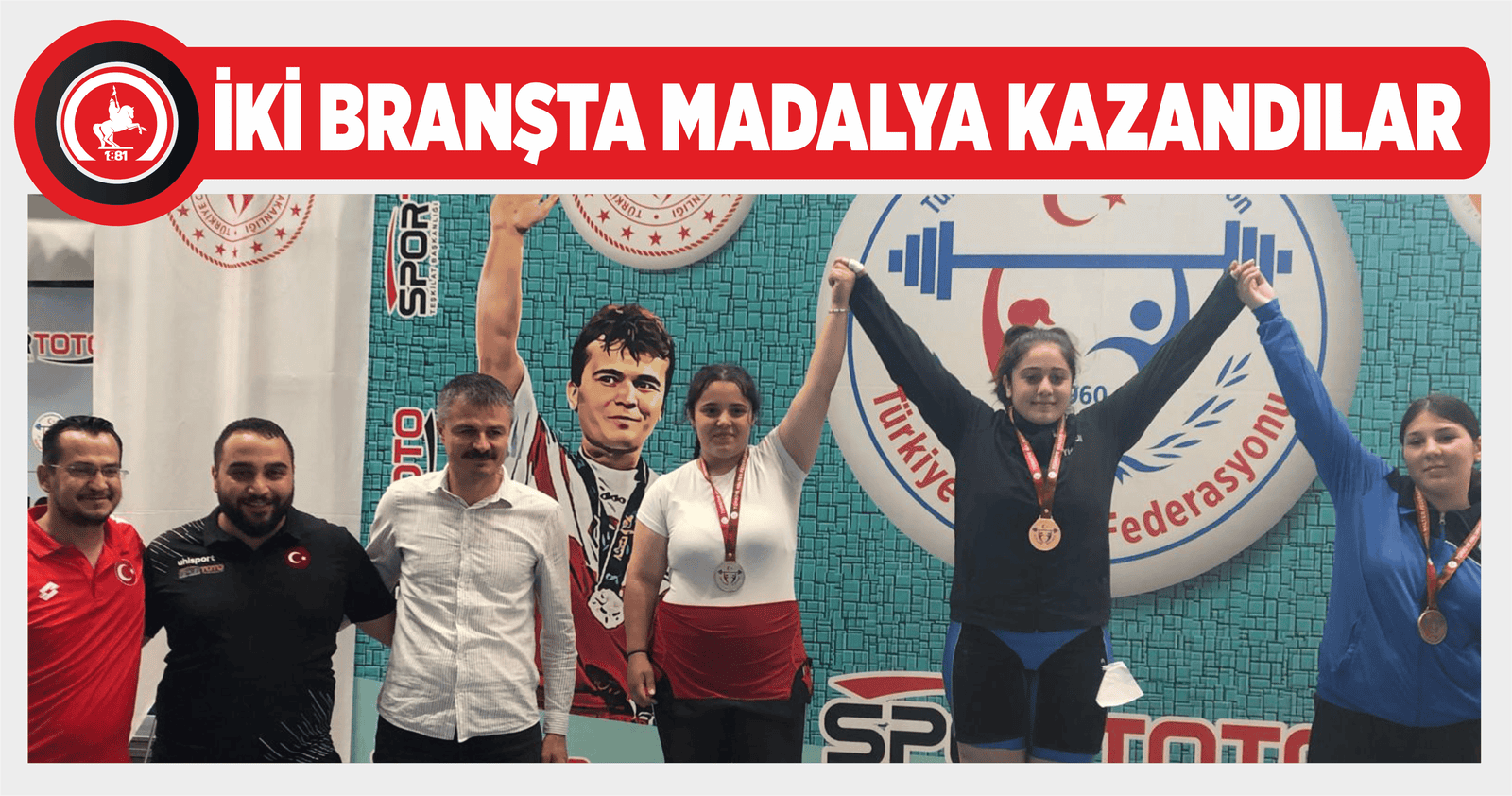 İKİ BRANŞTA MADALYA KAZANDILAR