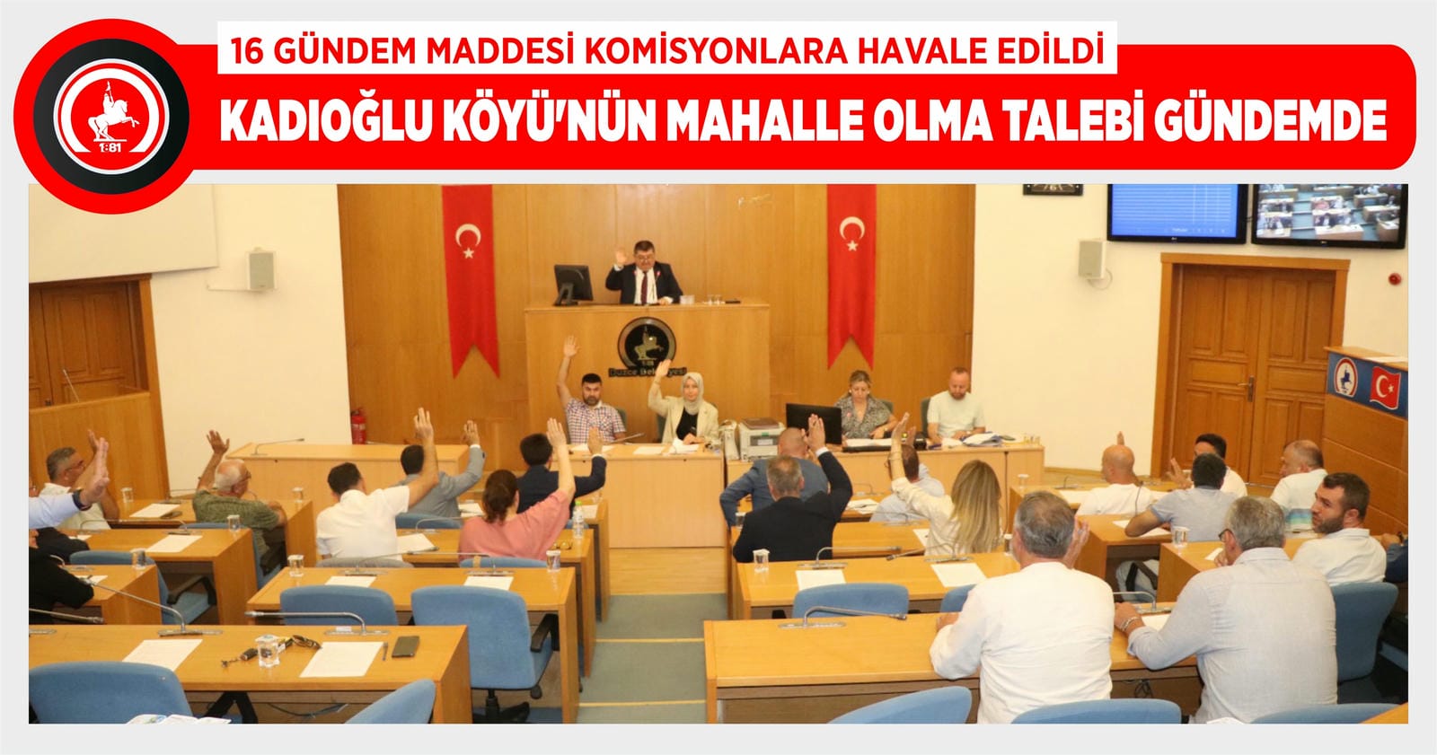 DÜZCE BELEDİYE MECLİSİ TOPLANDI
