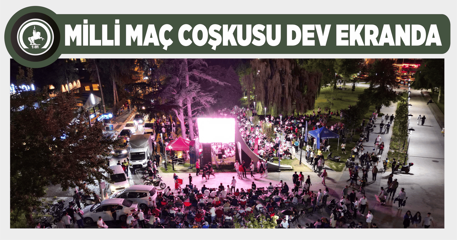 DÜZCELİLER MİLLİ COŞKUYA ORTAK OLDU