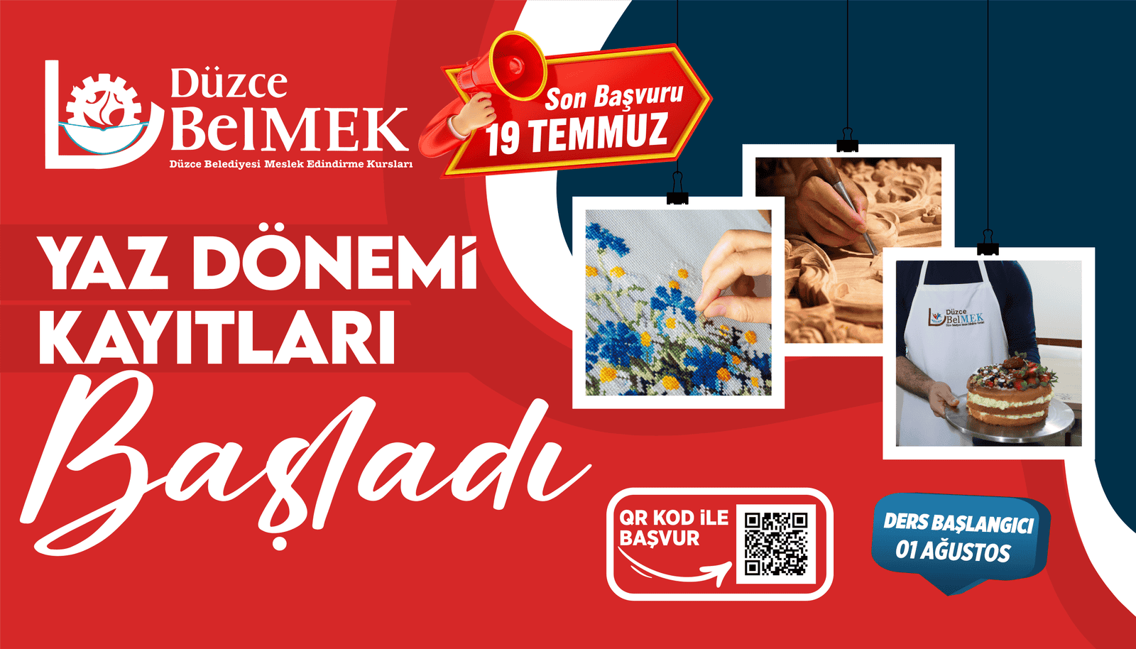 BELMEK’TE YAZ KURSLARI AÇILIYOR