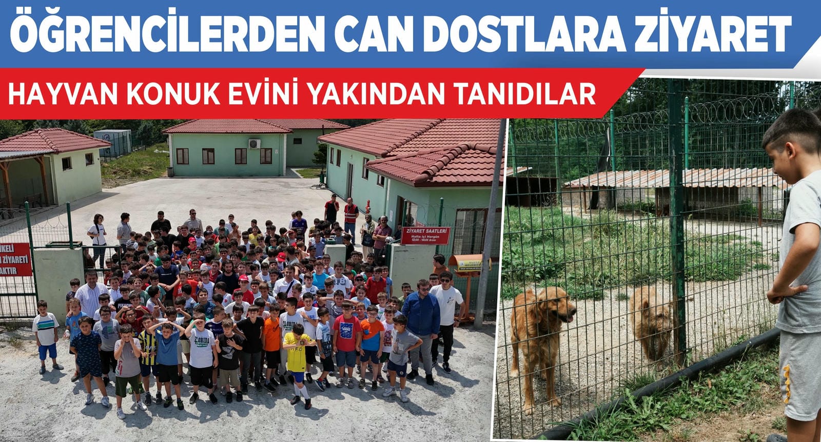 HAYVAN KONUKEVİ ÖĞRENCİLERİ AĞIRLADI