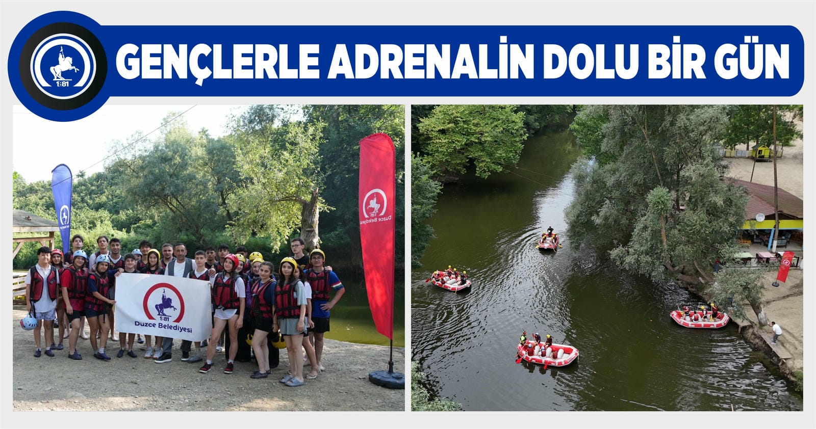 MELEN’DE RAFTİNGLE STRES ATTILAR