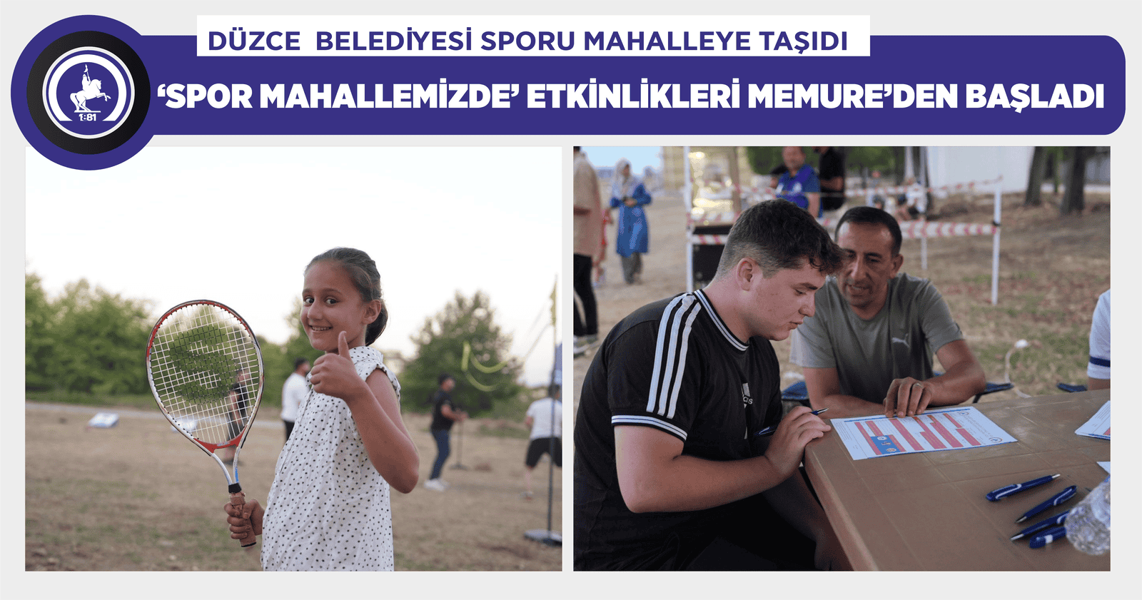 DÜZCE BELEDİYESİ SPORU MAHALLEYE TAŞIDI