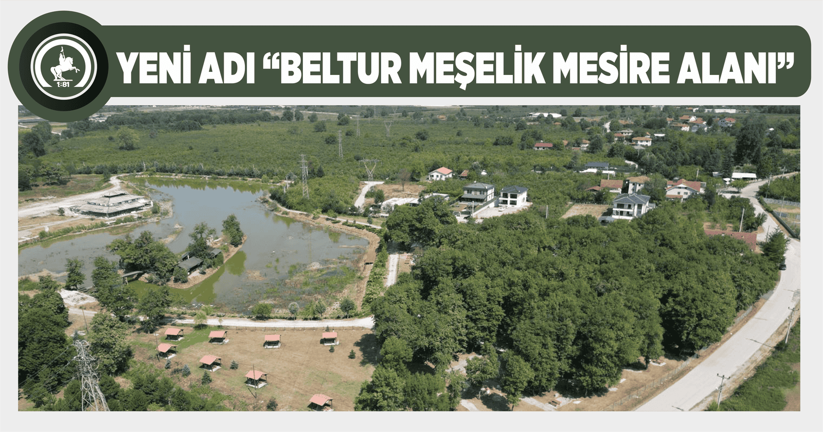 10 DÖNÜM MESİRE ALANI KULLANIMA HAZIR