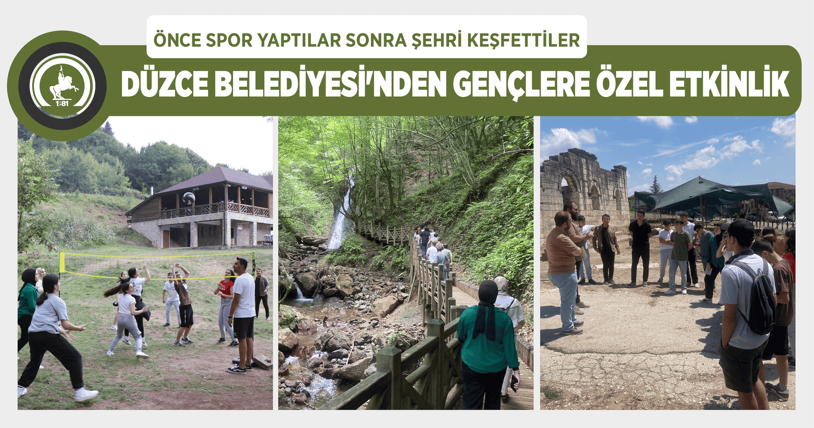 DÜZCE BELEDİYESİ’NDEN GENÇLERE ÖZEL ETKİNLİK