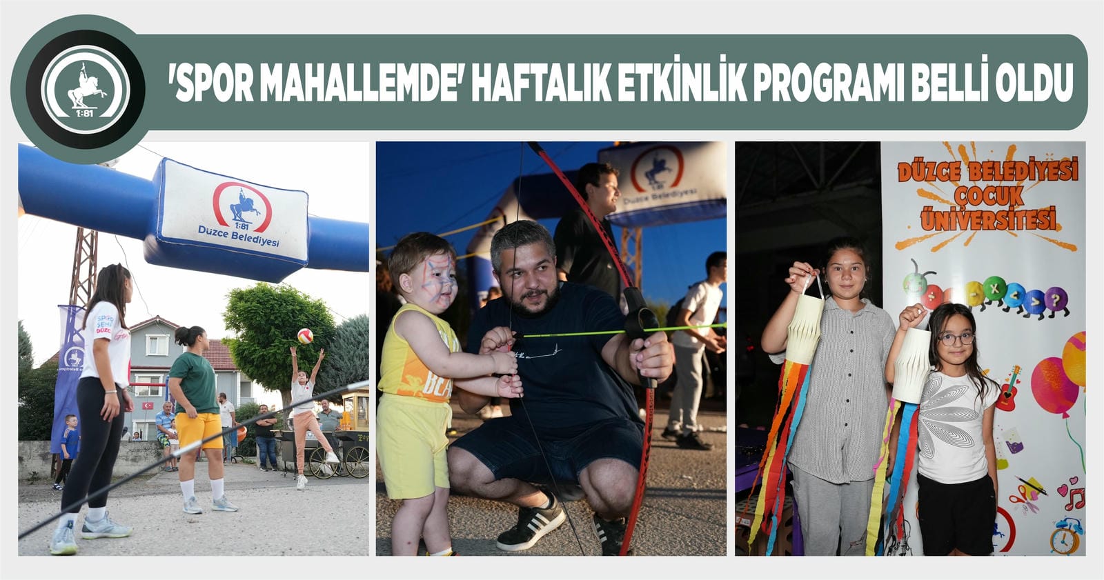DÜZCE BELEDİYESİ SPOR ETKİNLİKLERİNİ MAHALLELERE TAŞIYOR