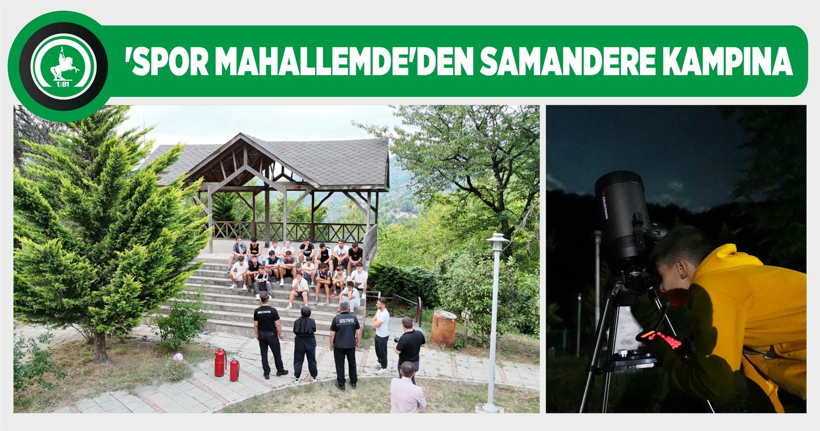 GENÇLER SAMANDERE SOSYAL TESİSLERİ’NDE BİR ARAYA GELDİ
