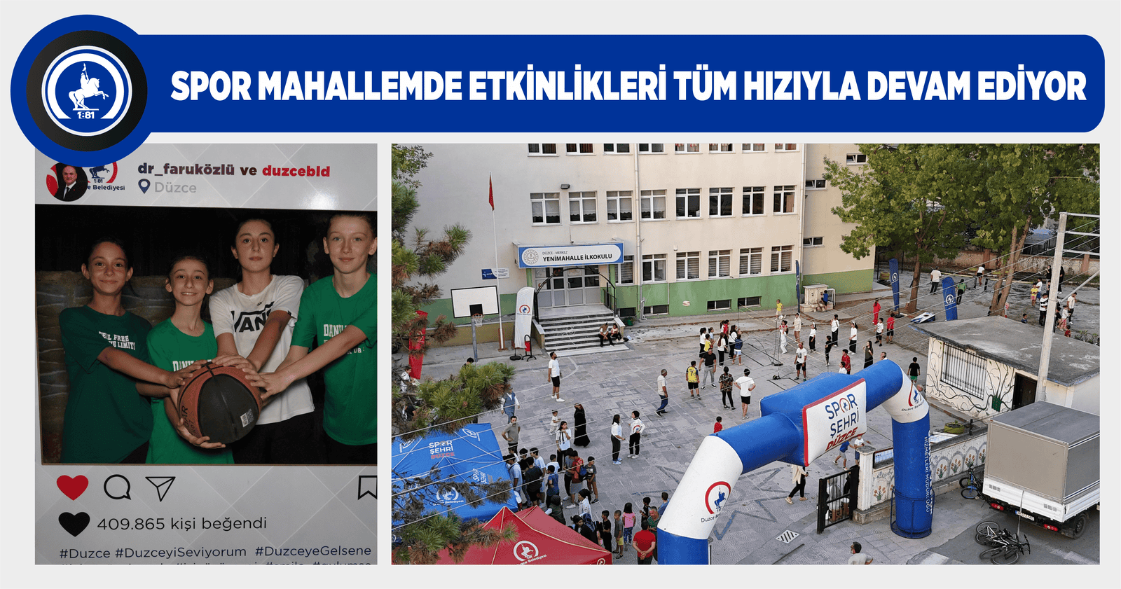 SPOR MAHALLEMDE ETKİNLİKLERİ TÜM HIZIYLA DEVAM EDİYOR