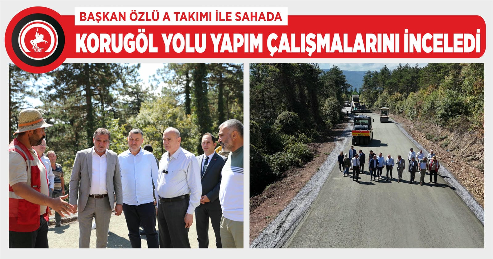 KORUGÖL TABİAT PARKI’NA ÇEVREYE DUYARLI YOL