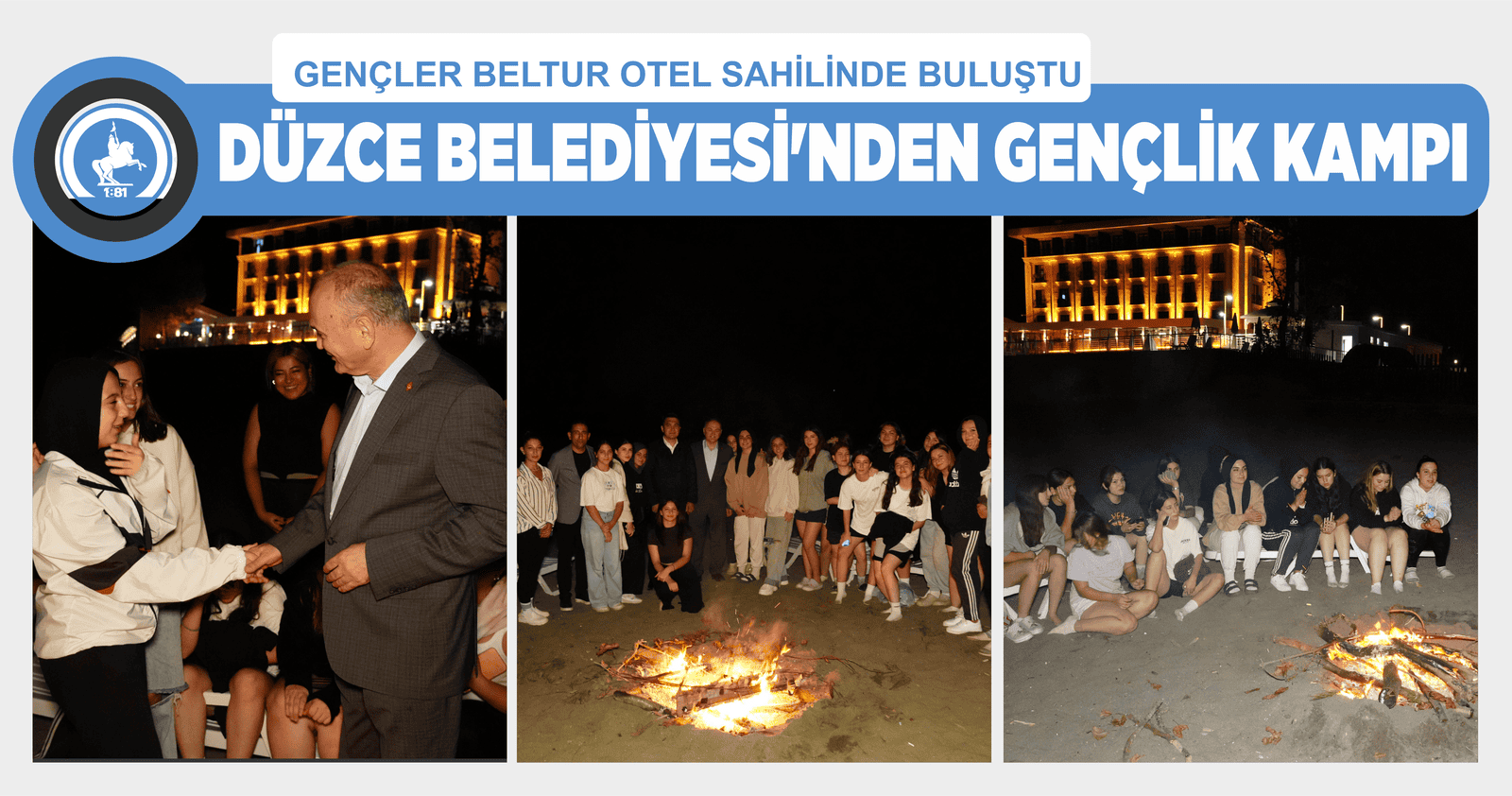 DÜZCE BELEDİYESİ'NDEN GENÇLİK KAMPI