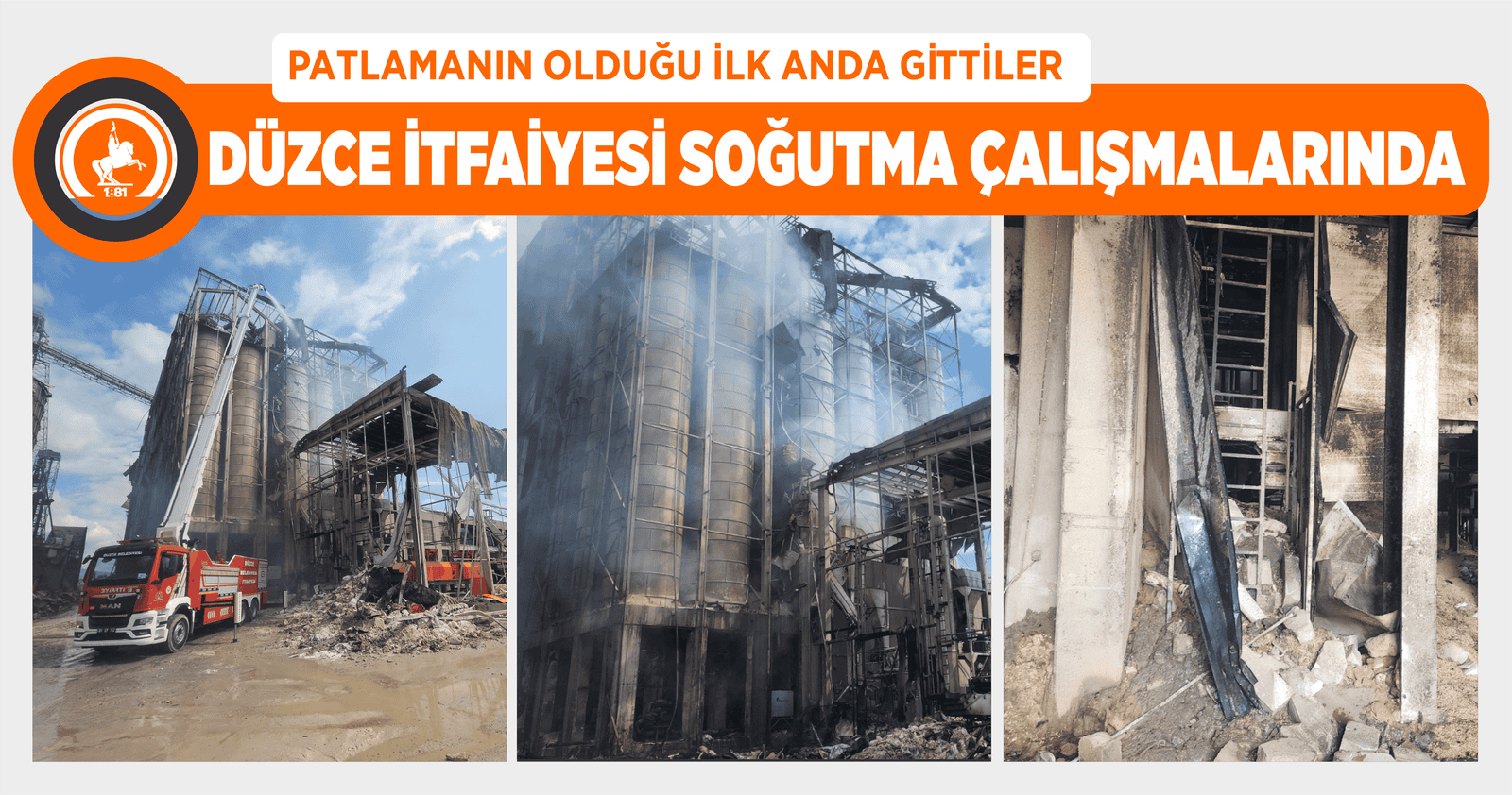 DÜZCE İTFAİYESİ SOĞUTMA ÇALIŞMALARINDA