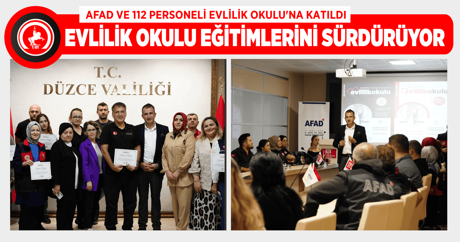 EVLİLİK OKULU EĞİTİMLERİNİ SÜRDÜRÜYOR