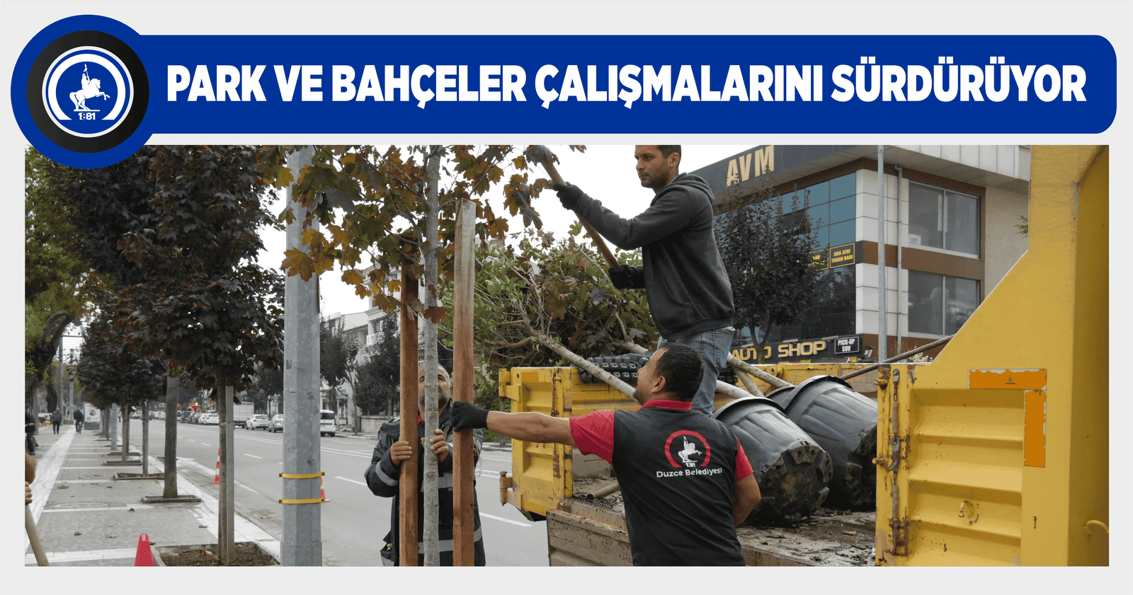 PARK VE BAHÇELER ÇALIŞMALARINI SÜRDÜRÜYOR