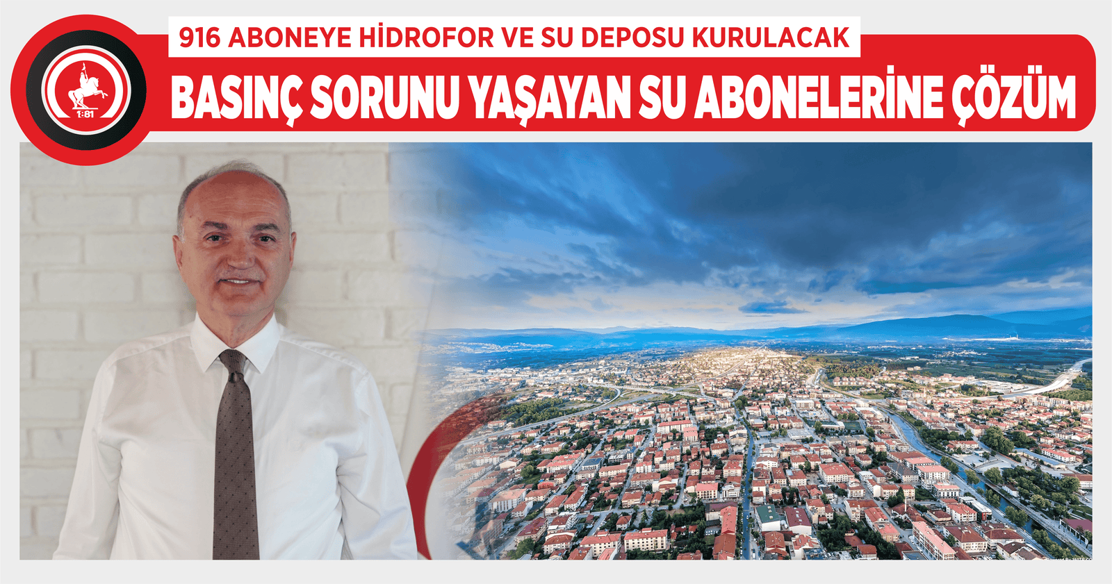 BASINÇ SORUNU YAŞAYAN SU ABONELERİNE ÇÖZÜM