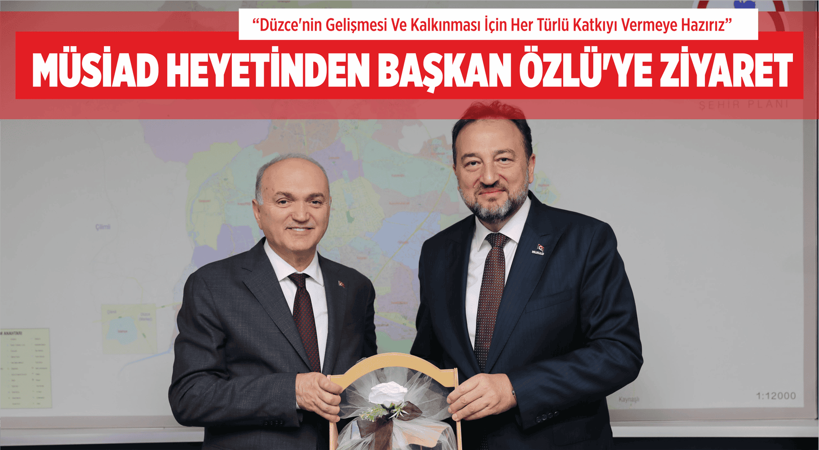 MÜSİAD HEYETİNDEN BAŞKAN ÖZLÜ’YE ZİYARET