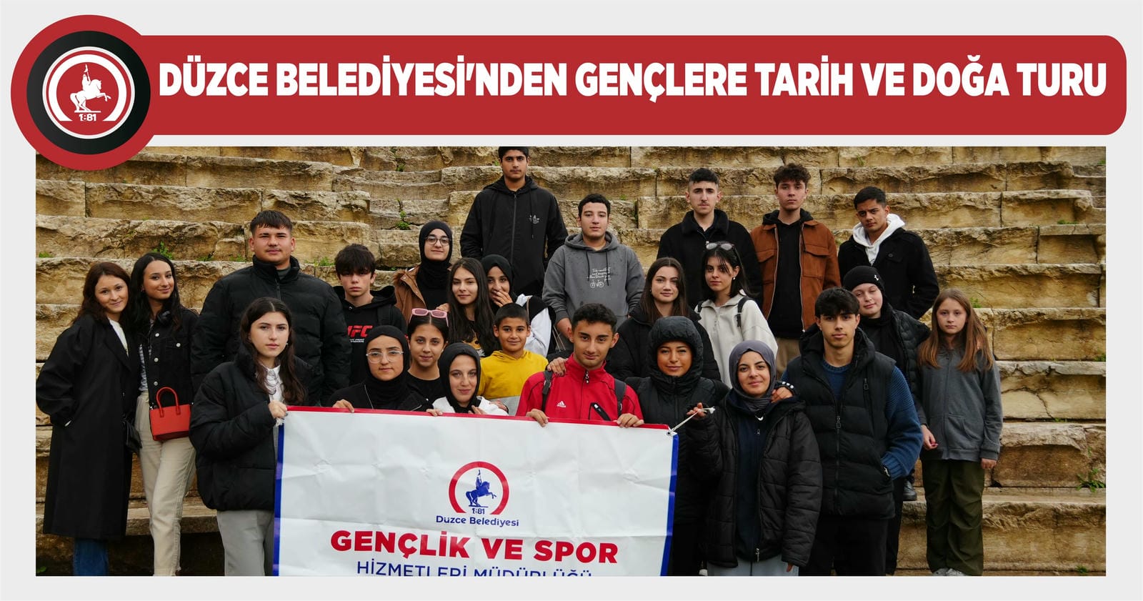 GENÇLER DÜZCE’NİN DOĞAL VE TARİHİ ZENGİNLİKLERİNİ KEŞFETTİ