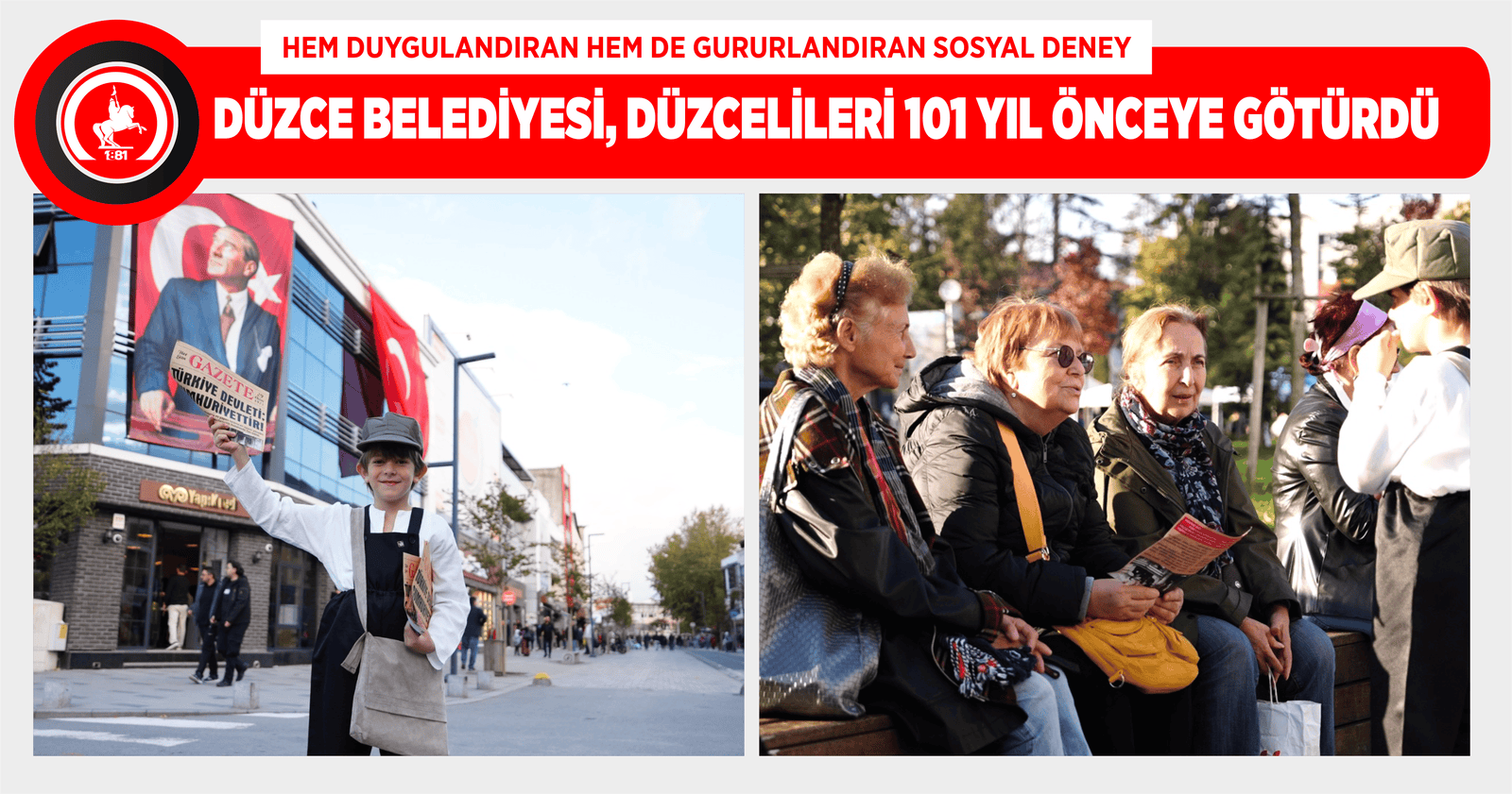 DÜZCE BELEDİYESİ, DÜZCELİLERİ 101 YIL ÖNCEYE GÖTÜRDÜ