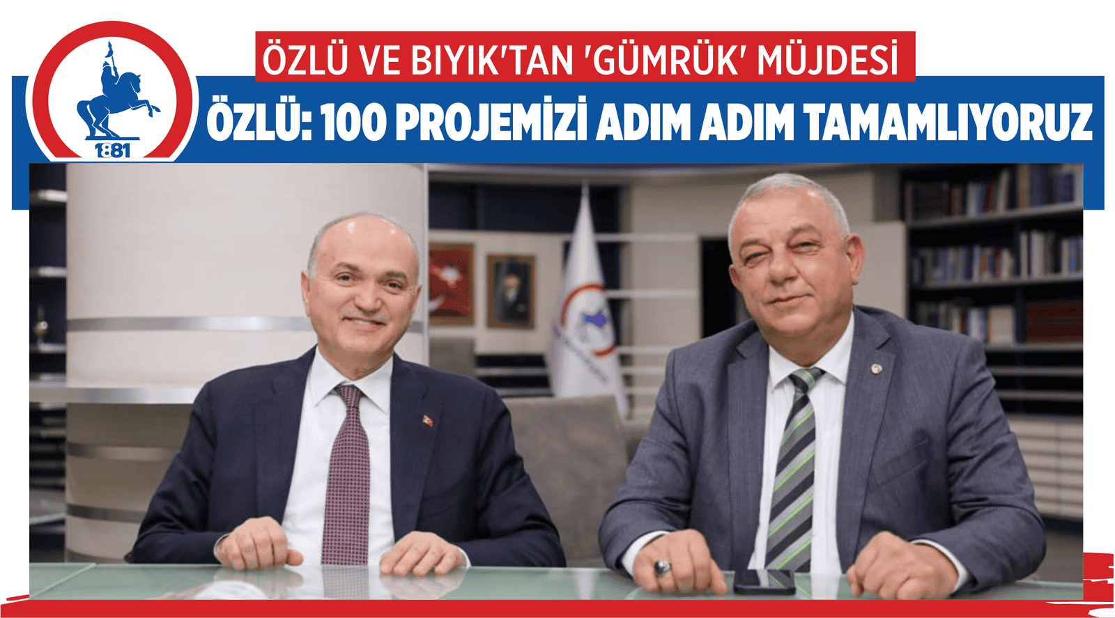 ÖZLÜ “DÜZCE İÇİN 100 PROJE” KİTABINDAKİ VAATLERİ GERÇEKLEŞTİRİYOR