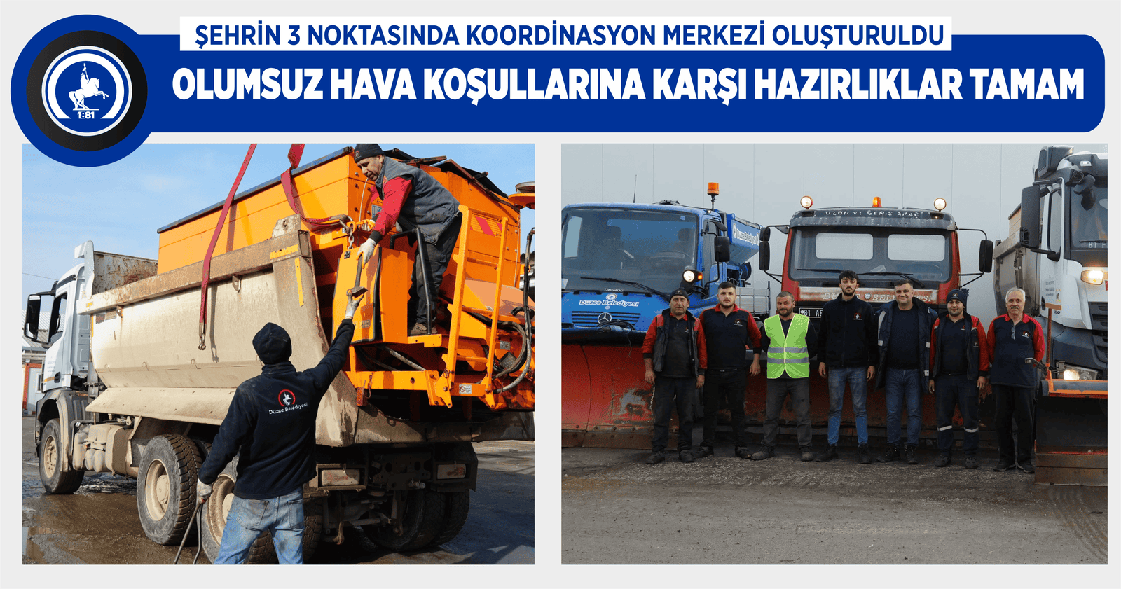 ŞEHRİN 3 NOKTASINDA KOORDİNASYON MERKEZİ OLUŞTURULDU
