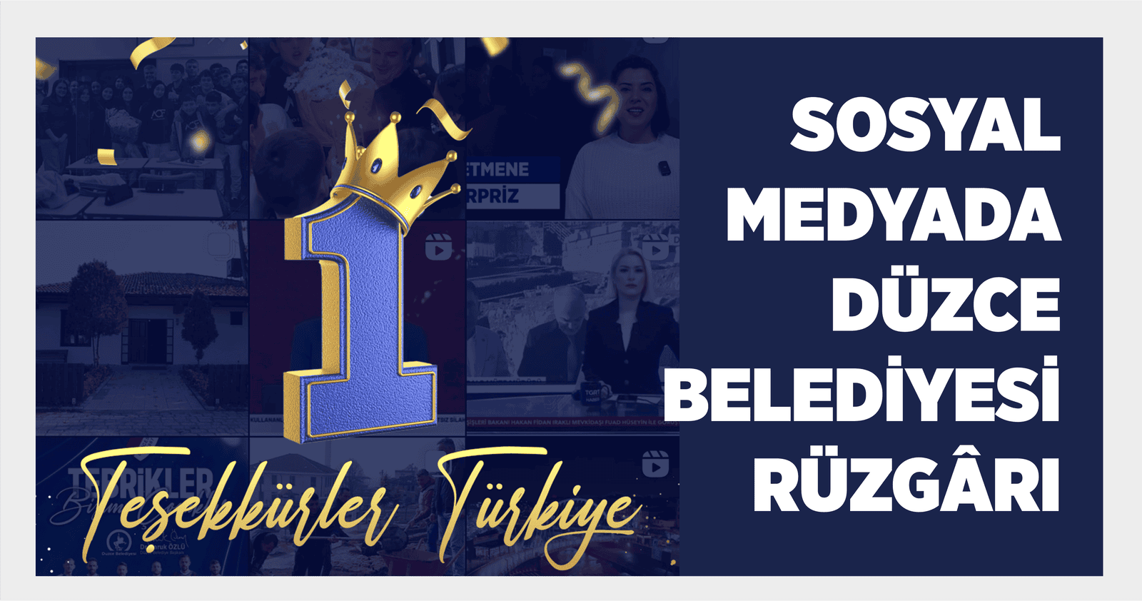 SOSYAL MEDYADA DÜZCE BELEDİYESİ RÜZGÂRI