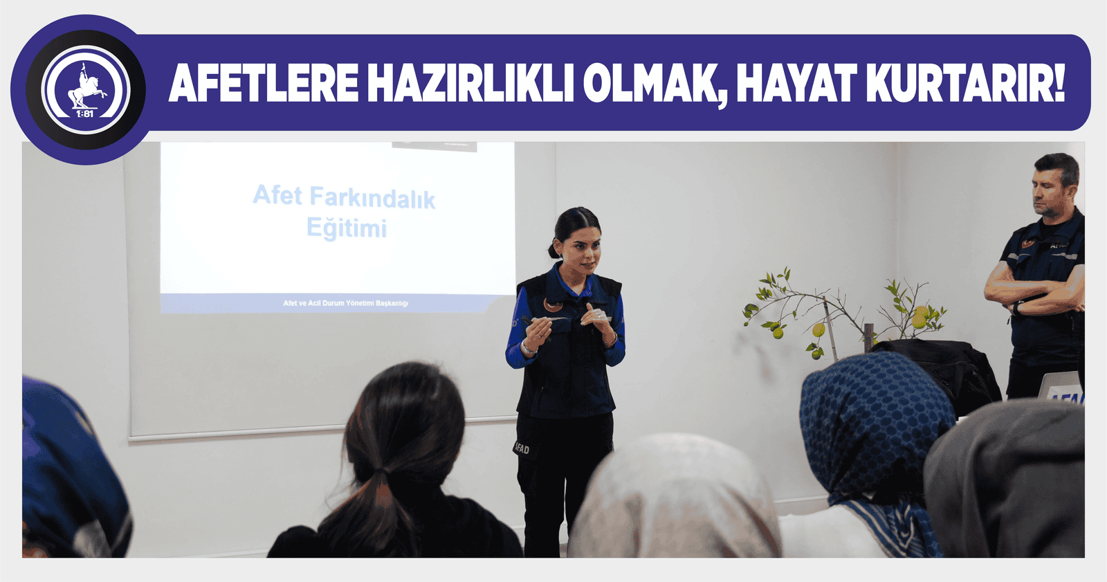 BELMEK’TE AFET FARKINDALIK EĞİTİMİ