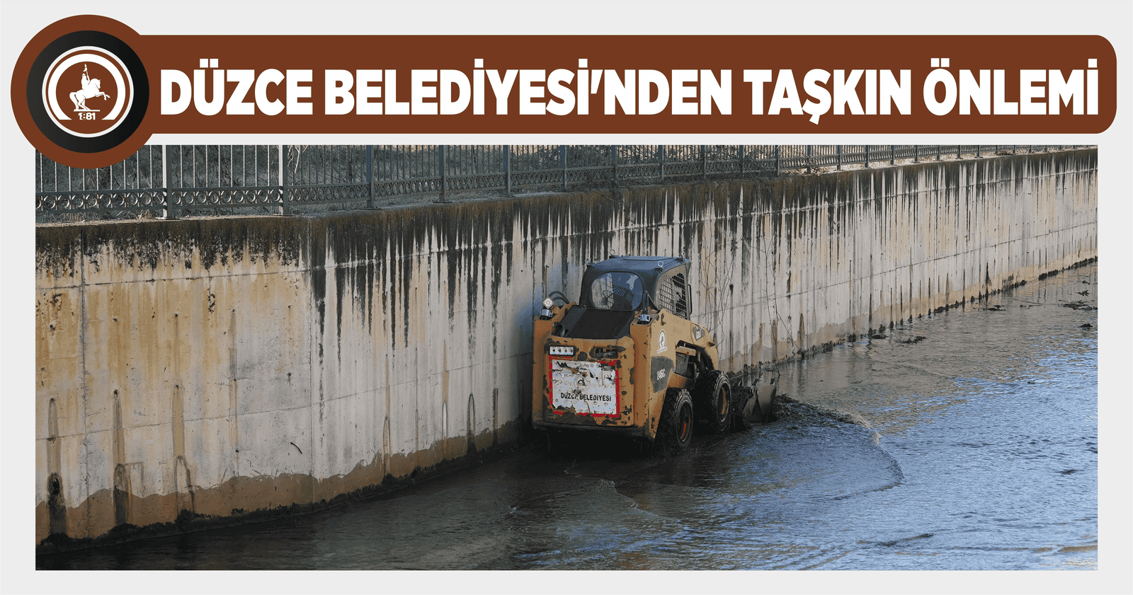 DÜZCE BELEDİYESİ’NDEN TAŞKIN ÖNLEMİ