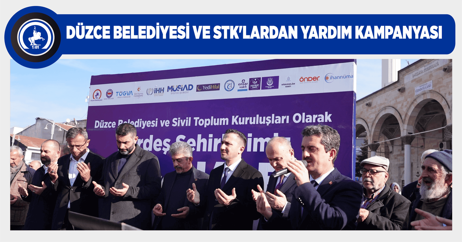 DÜZCE BELEDİYESİ VE STK’LARDAN YARDIM KAMPANYASI