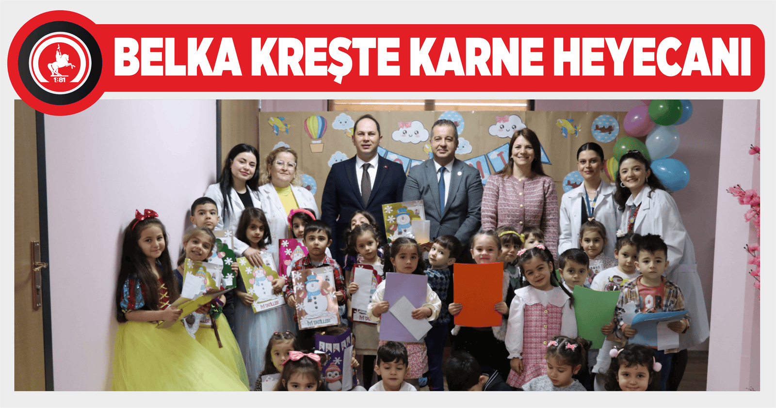 MİNİKLER GELİŞİM RAPORU KARNELERİNİ ALDI