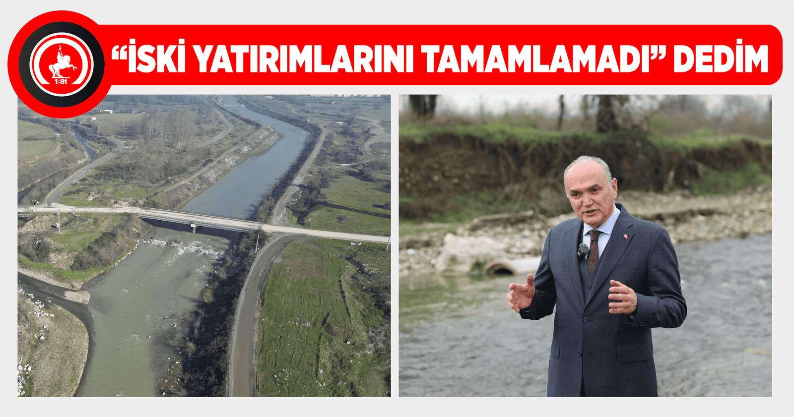 “İSKİ YATIRIMLARINI TAMAMLAMADI” DEDİM