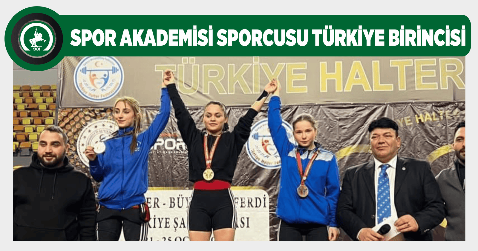 SPOR AKADEMİSİ SPORCUSU TÜRKİYE BİRİNCİSİ