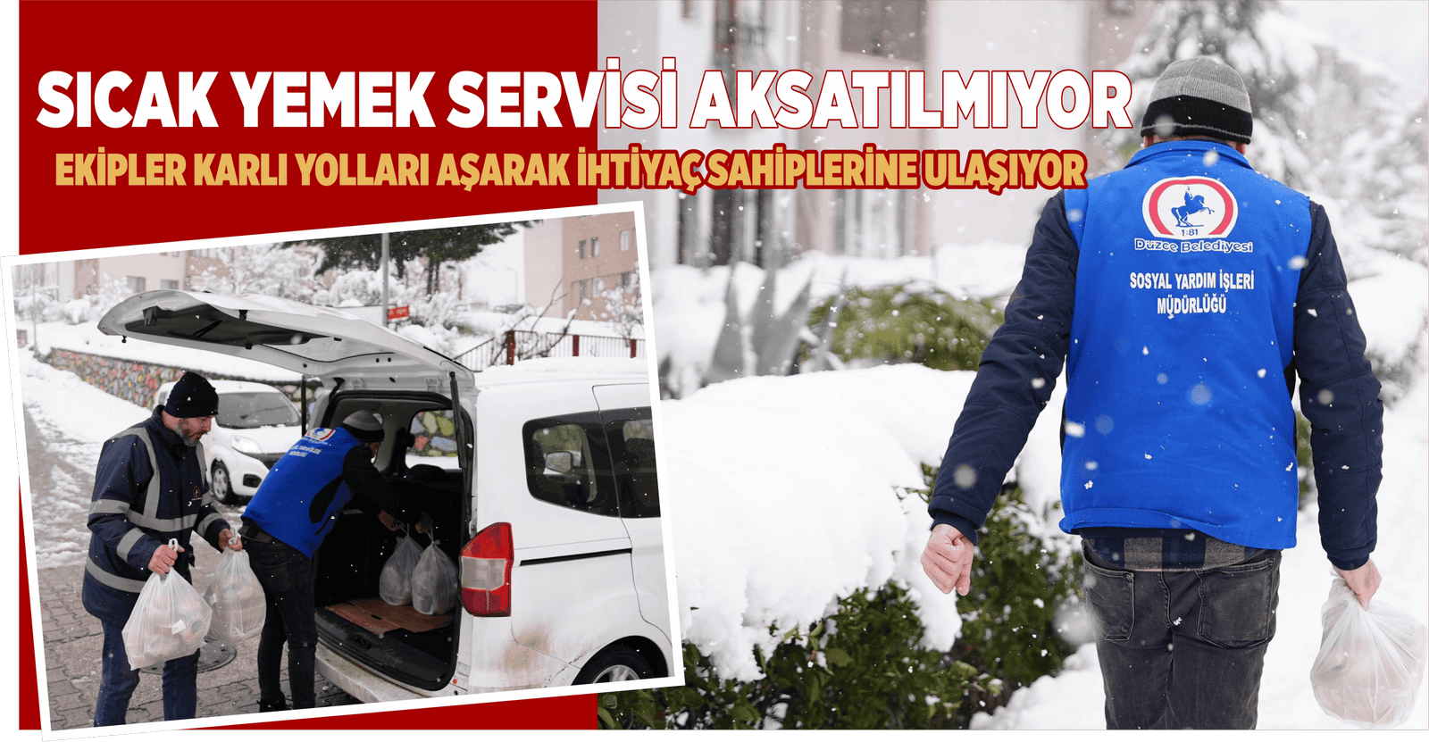 SICAK YEMEK SERVİSİ AKSATILMIYOR