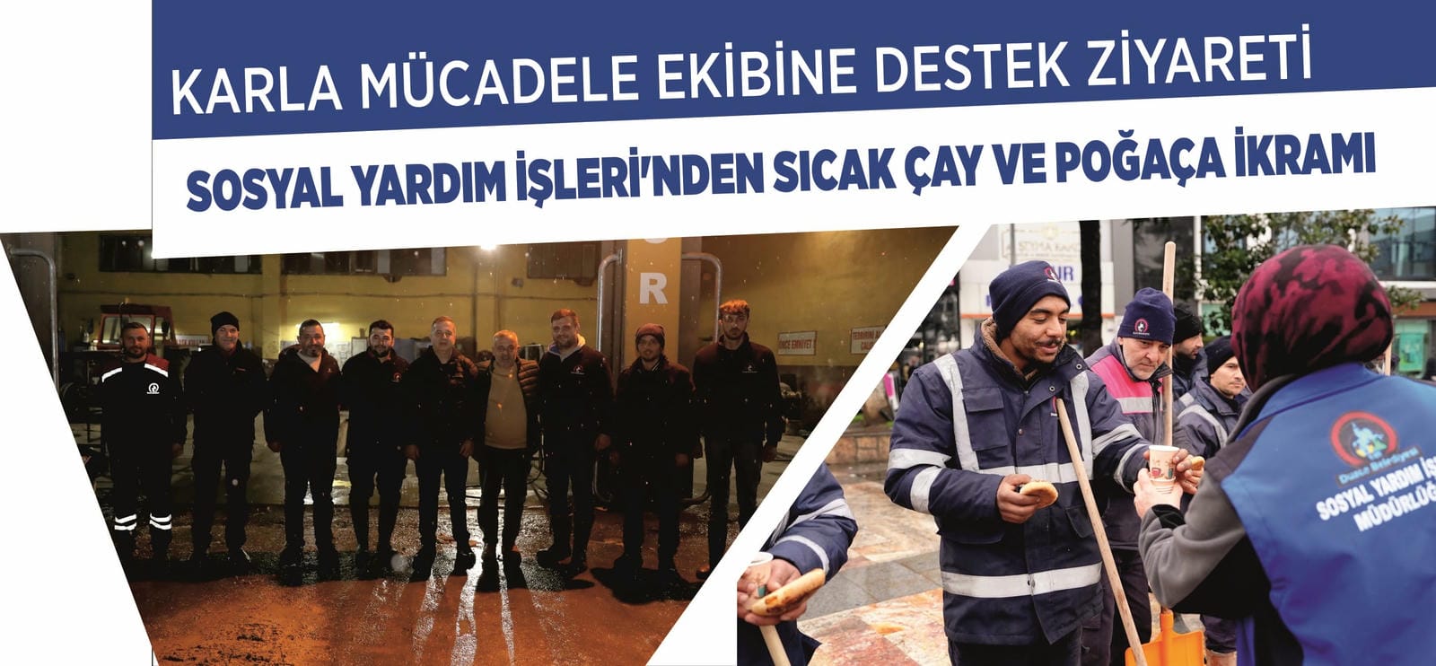 KARLA MÜCADELE EKİBİNE DESTEK ZİYARETİ