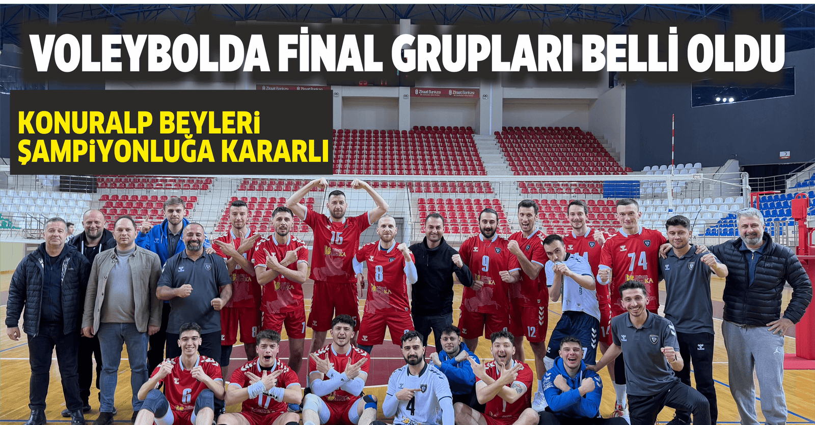 VOLEYBOLDA FİNAL GRUPLARI BELLİ OLDU