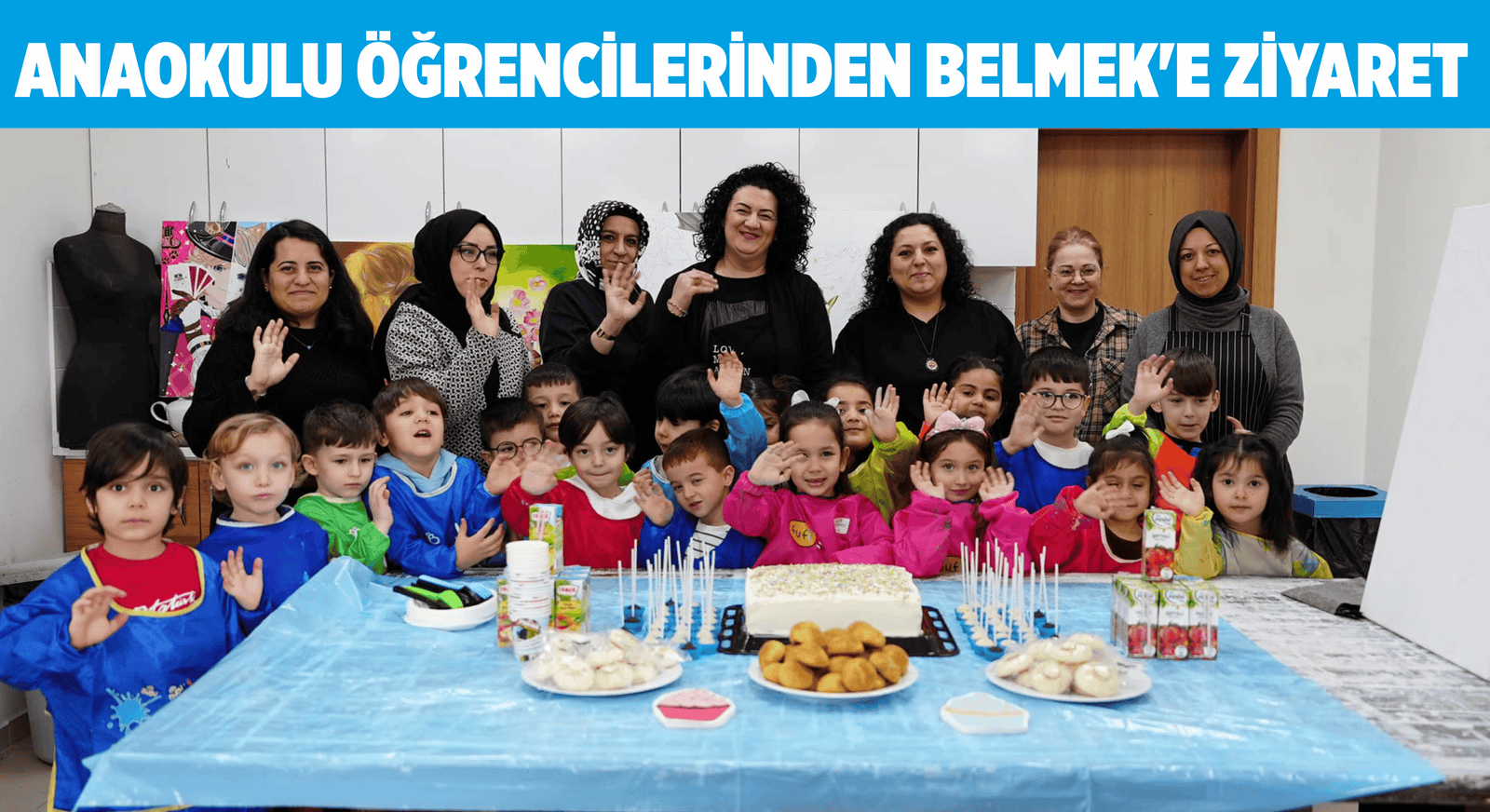 ANAOKULU ÖĞRENCİLERİNDEN BELMEK’E ZİYARET