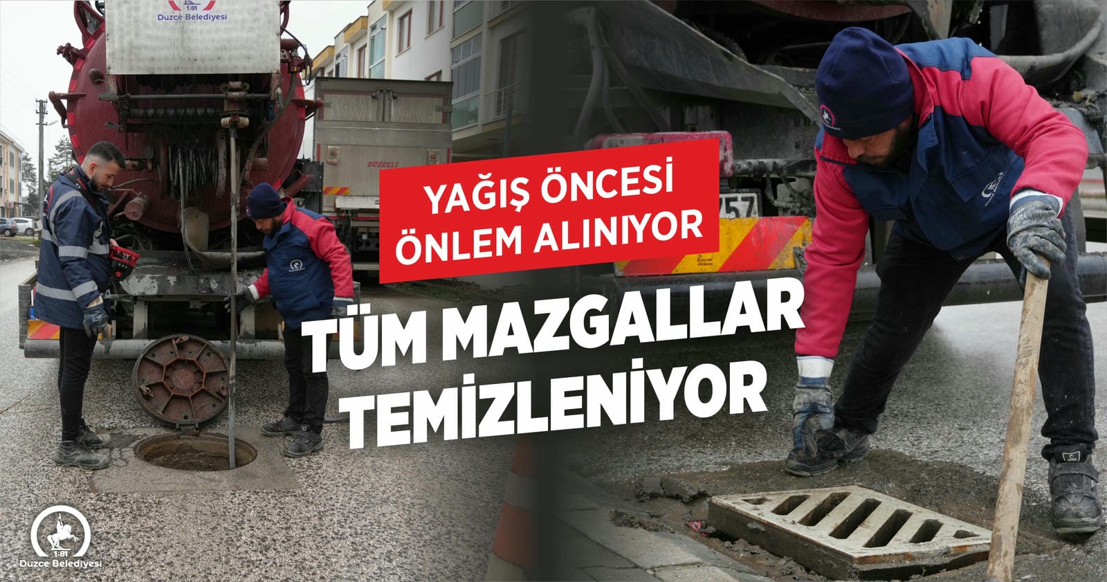 YAĞIŞ ÖNCESİ ÖNLEMLER ALINIYOR