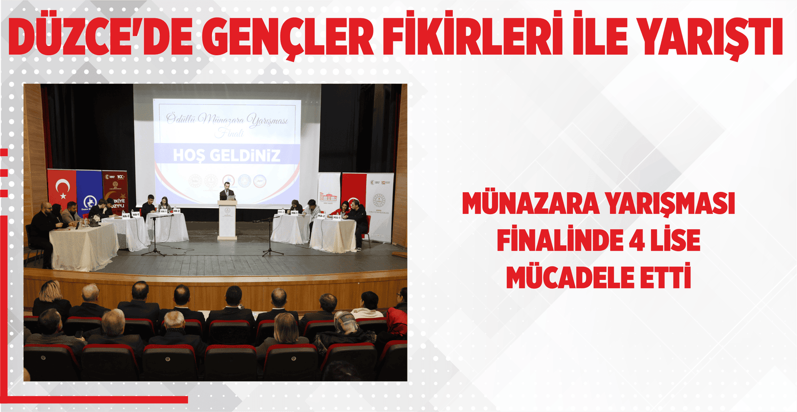 DÜZCE’DE GENÇLER FİKİRLERİ İLE YARIŞTI