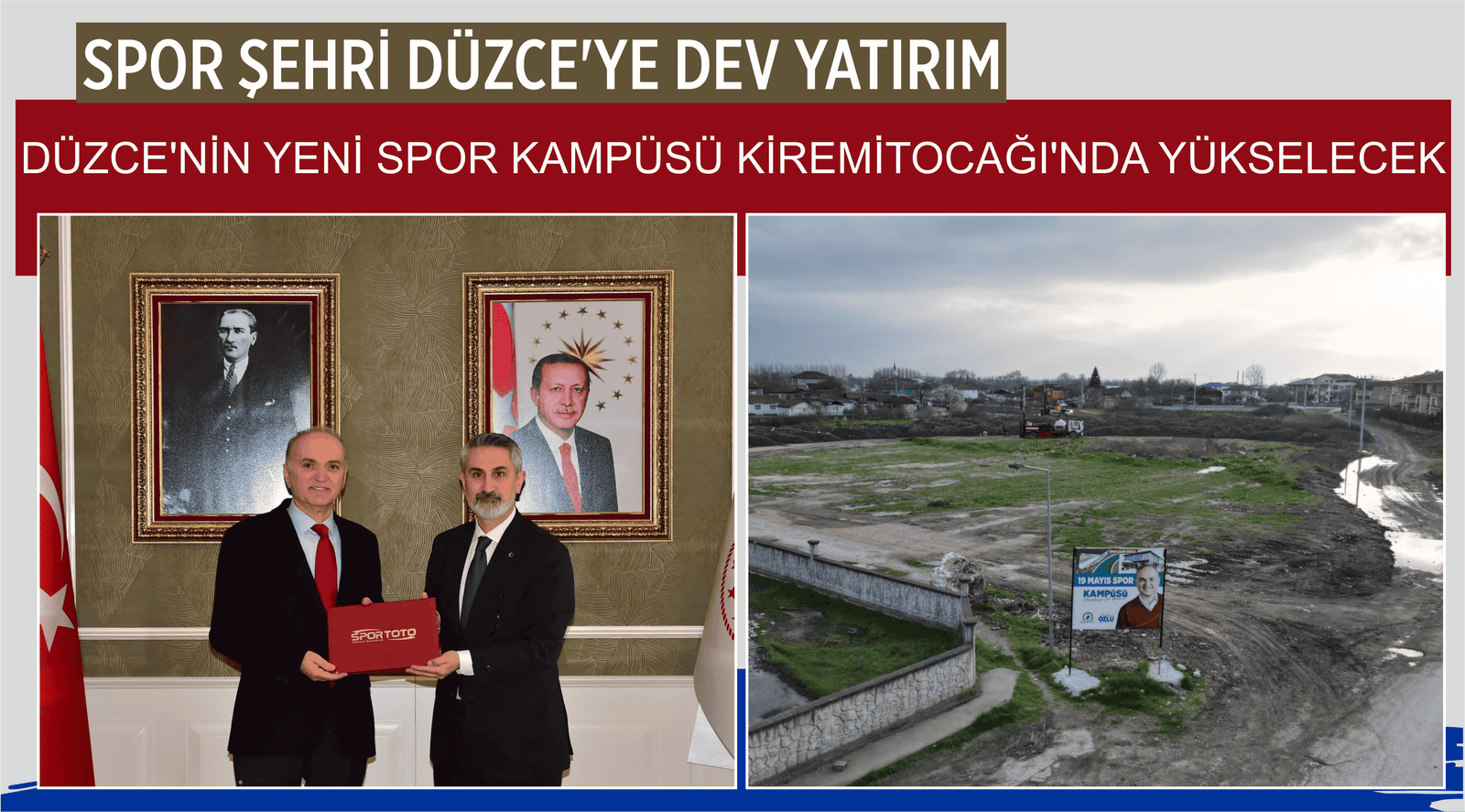 SPOR ŞEHRİ DÜZCE’YE DEV YATIRIM