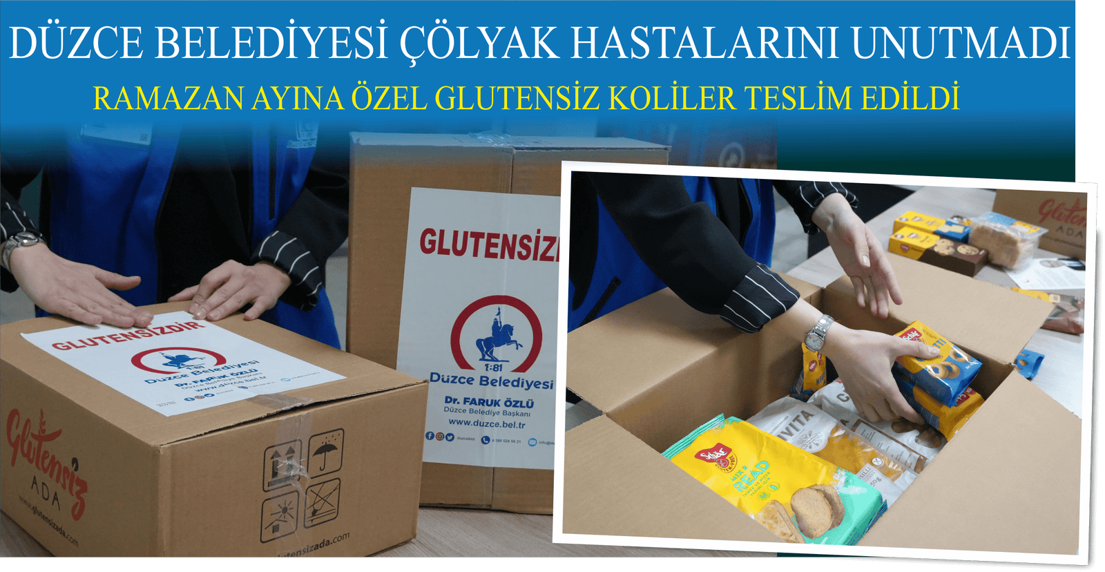 DÜZCE BELEDİYESİ ÇÖLYAK HASTALARINI UNUTMADI