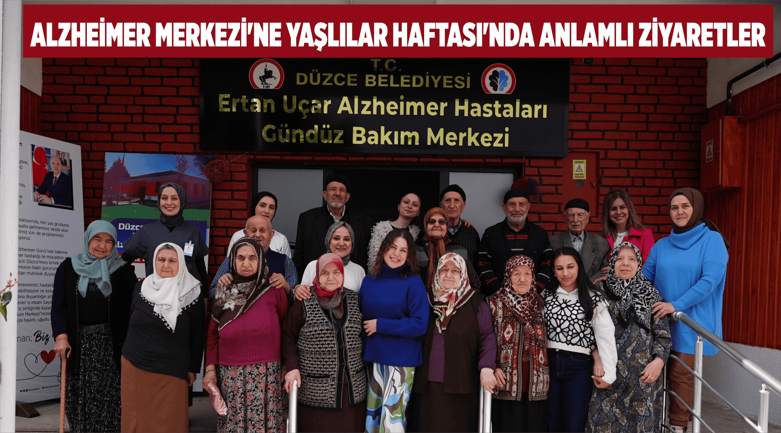 ALZHEİMER MERKEZİ’NE YAŞLILAR HAFTASI’NDA ANLAMLI ZİYARETLER