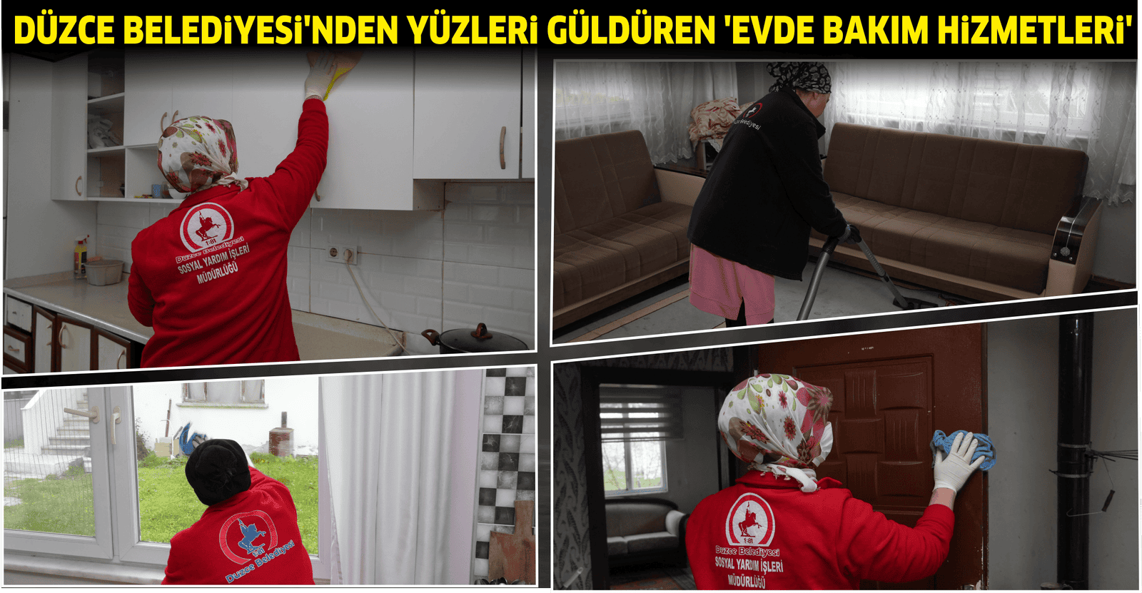 DÜZCE BELEDİYESİ’NDEN YÜZLERİ GÜLDÜREN ‘EVDE BAKIM HİZMETLERİ’
