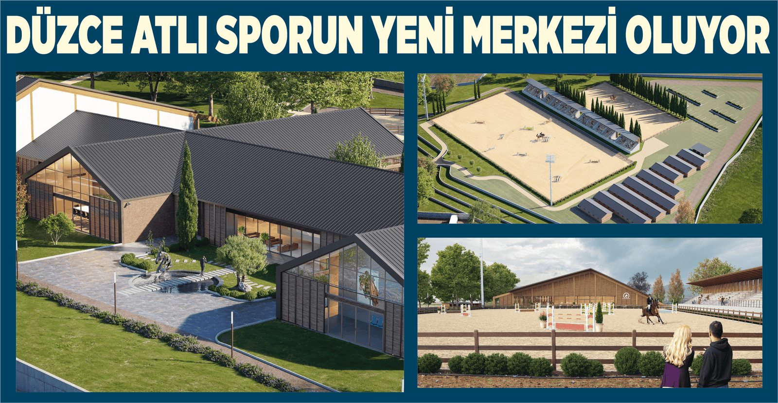 DÜZCE ATLI SPORUN YENİ MERKEZİ OLUYOR
