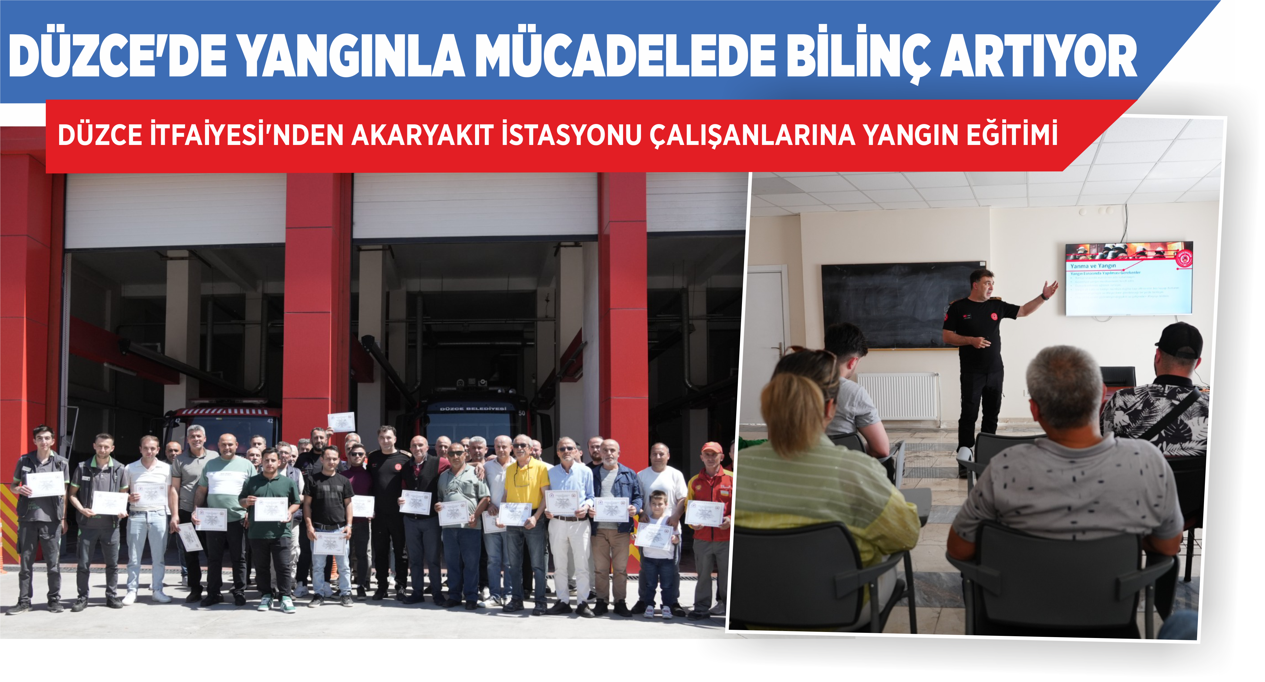DÜZCE’DE YANGINLA MÜCADELEDE BİLİNÇ ARTIYOR