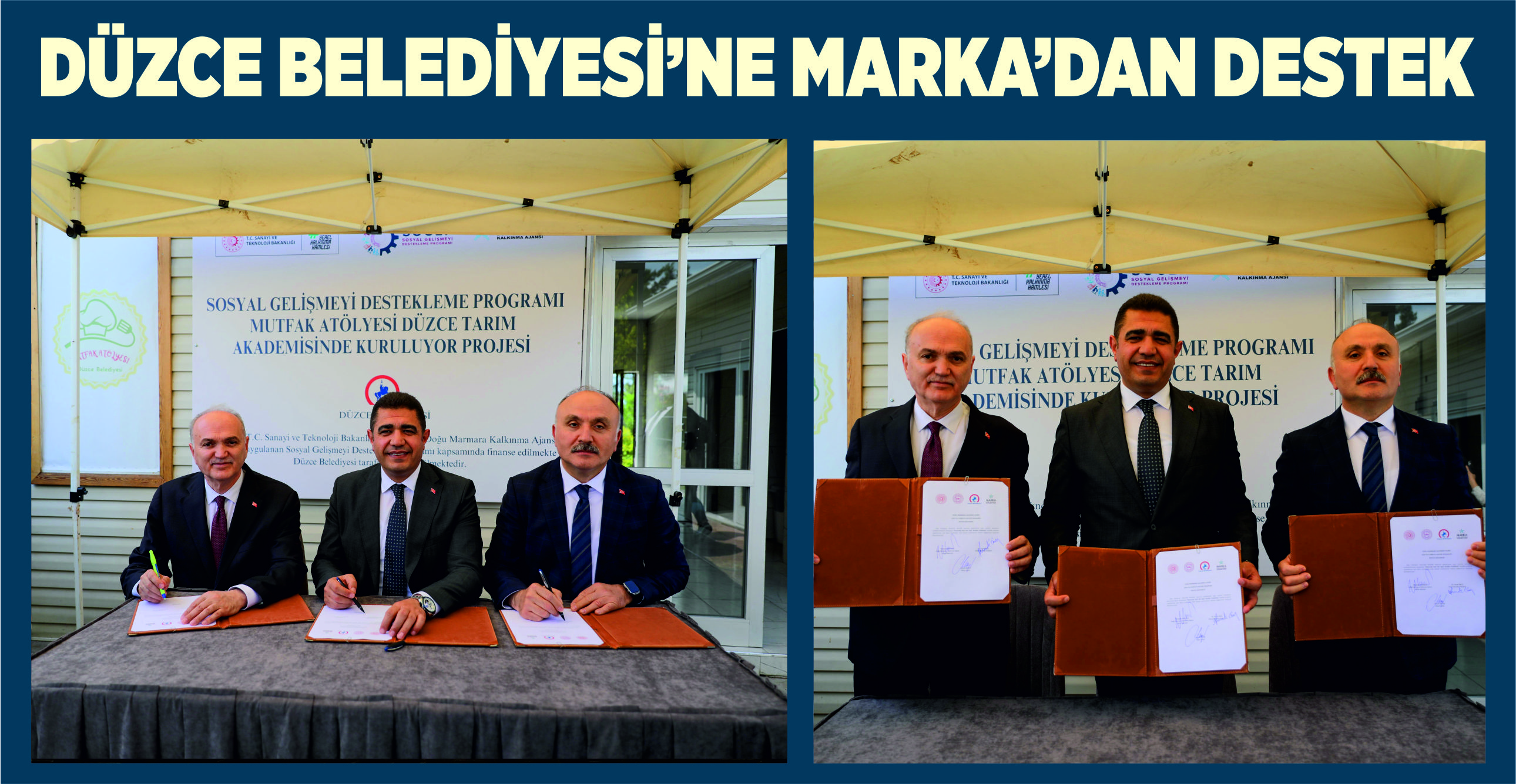 DÜZCE BELEDİYESİ’NE MARKA’DAN DESTEK
