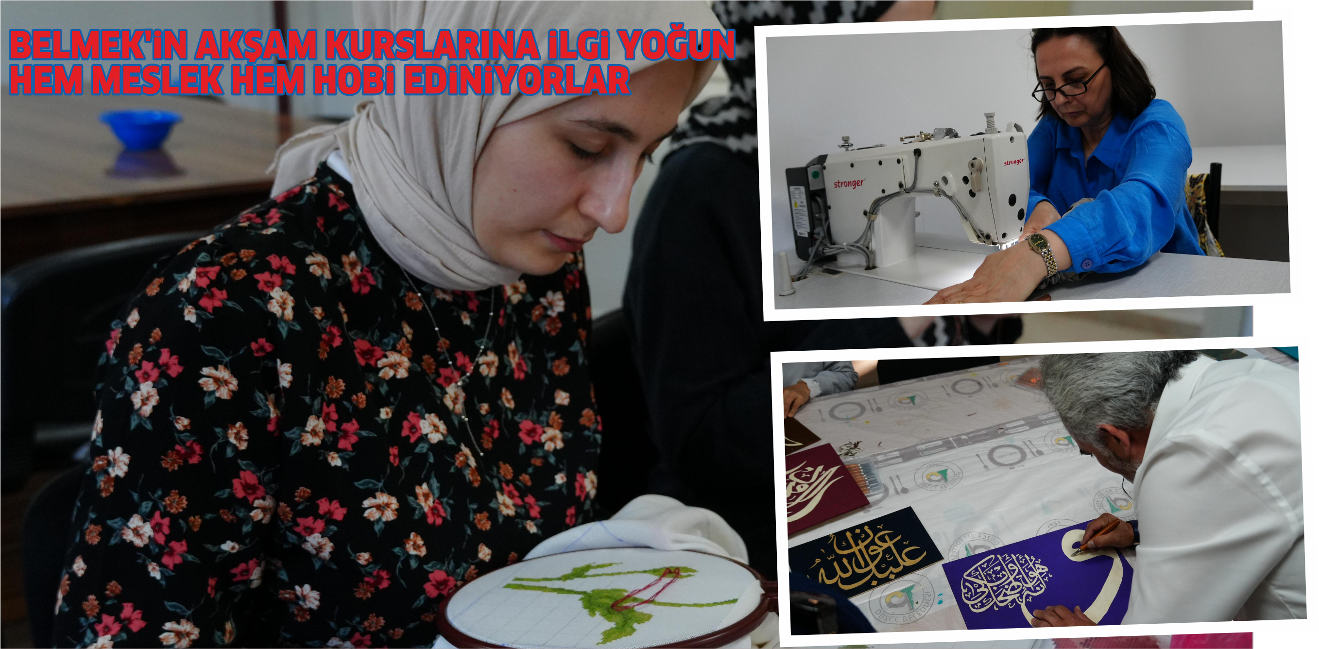 BELMEK’İN AKŞAM KURSLARINA İLGİ YOĞUN