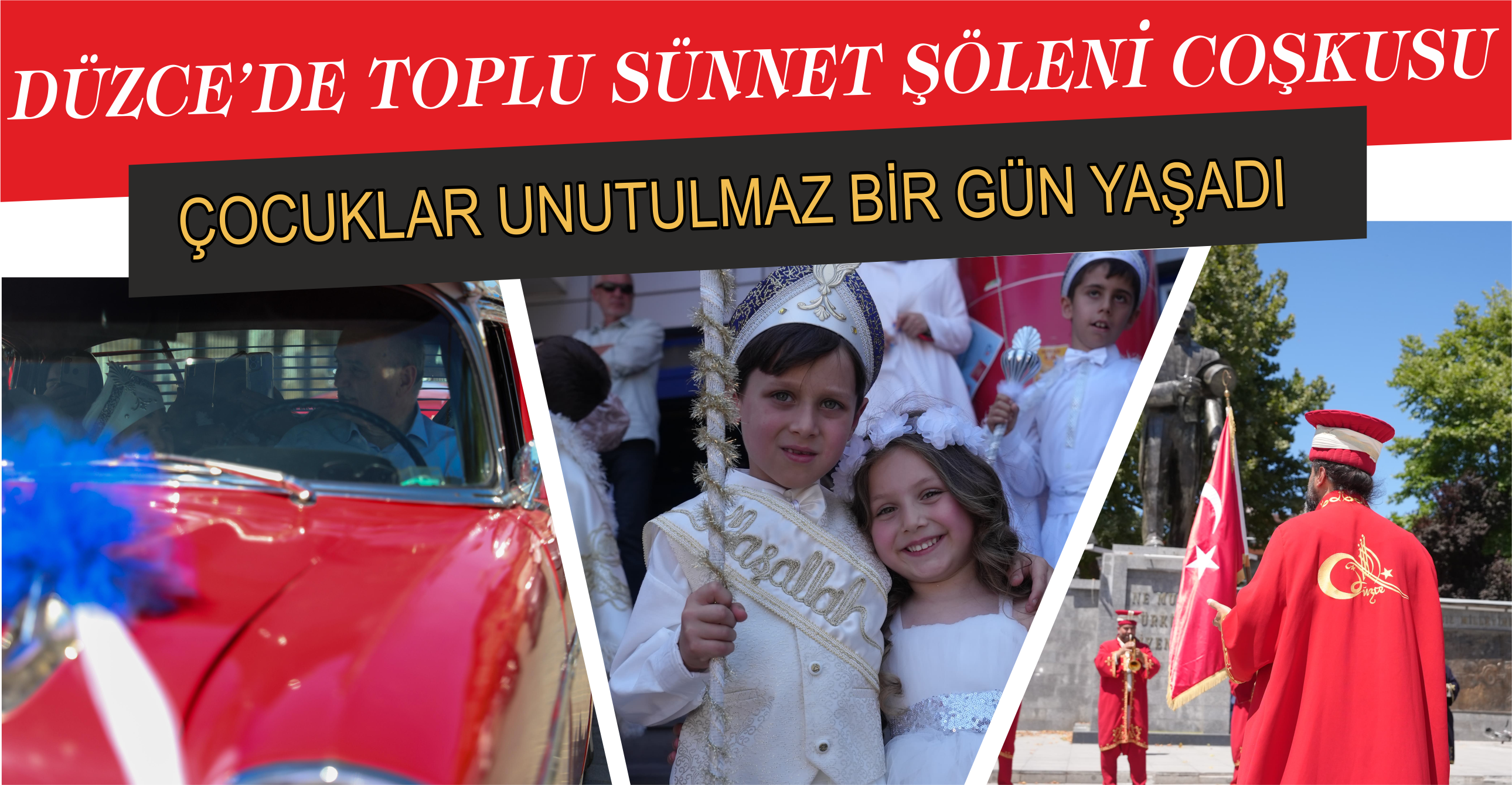 DÜZCE’DE TOPLU SÜNNET ŞÖLENİ COŞKUSU
