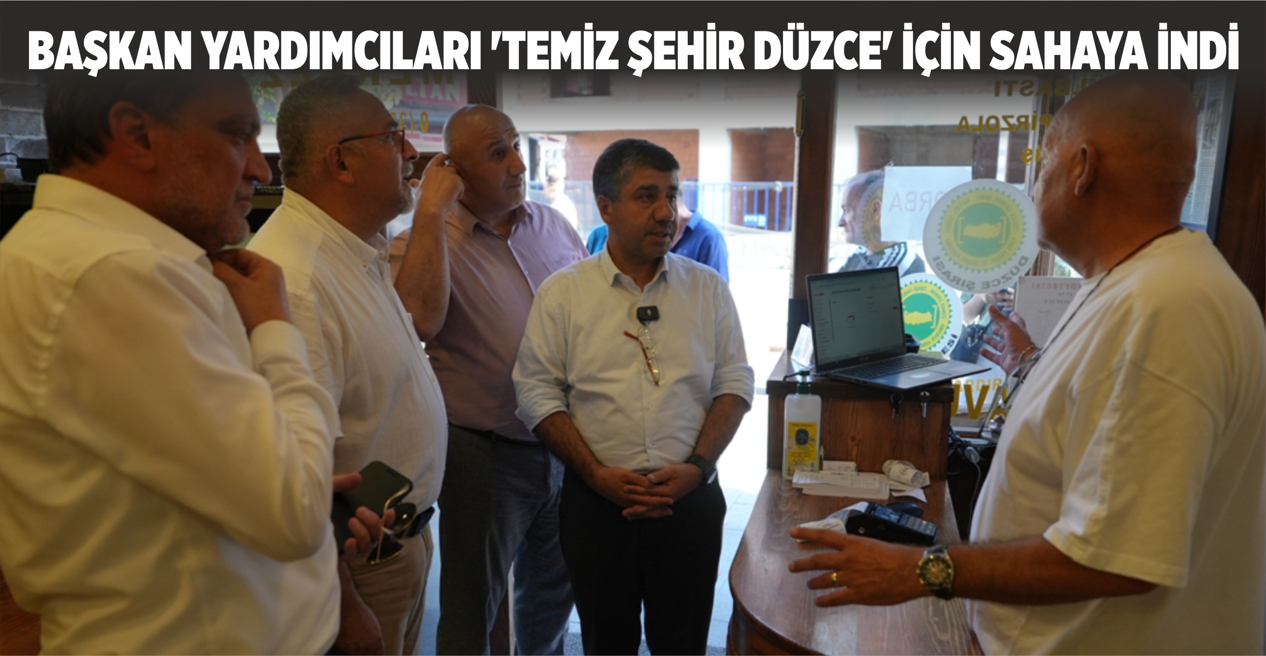 BAŞKAN YARDIMCILARI ‘TEMİZ ŞEHİR DÜZCE’ İÇİN SAHAYA İNDİ